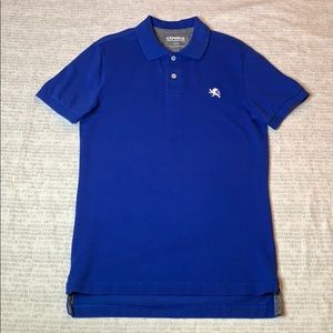 Express Stretch Pique Polo Blue